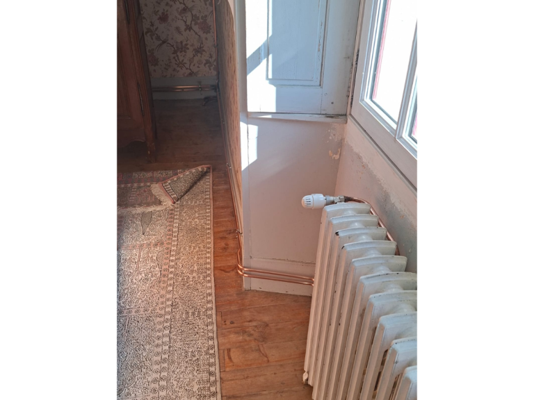 Rénovation d'un chauffage central dans un manoir classé patrimoine