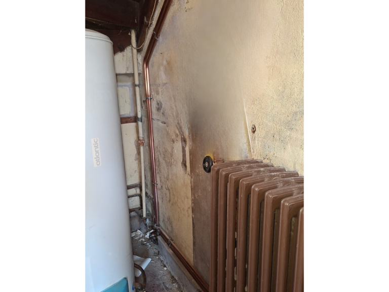 Rénovation d'un chauffage central dans un manoir classé patrimoine